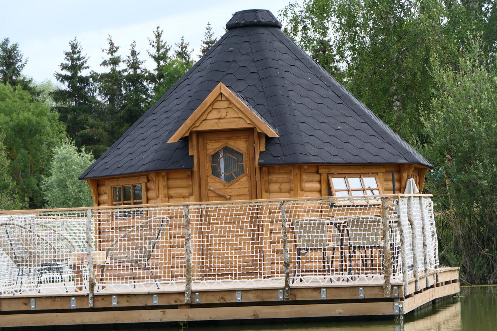 Les Cabanes Flottantes Givrauval Esterno foto